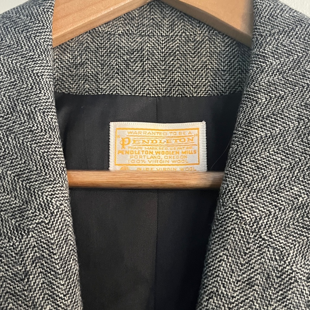 Pendleton Wool Blazer Herringbone - image 2